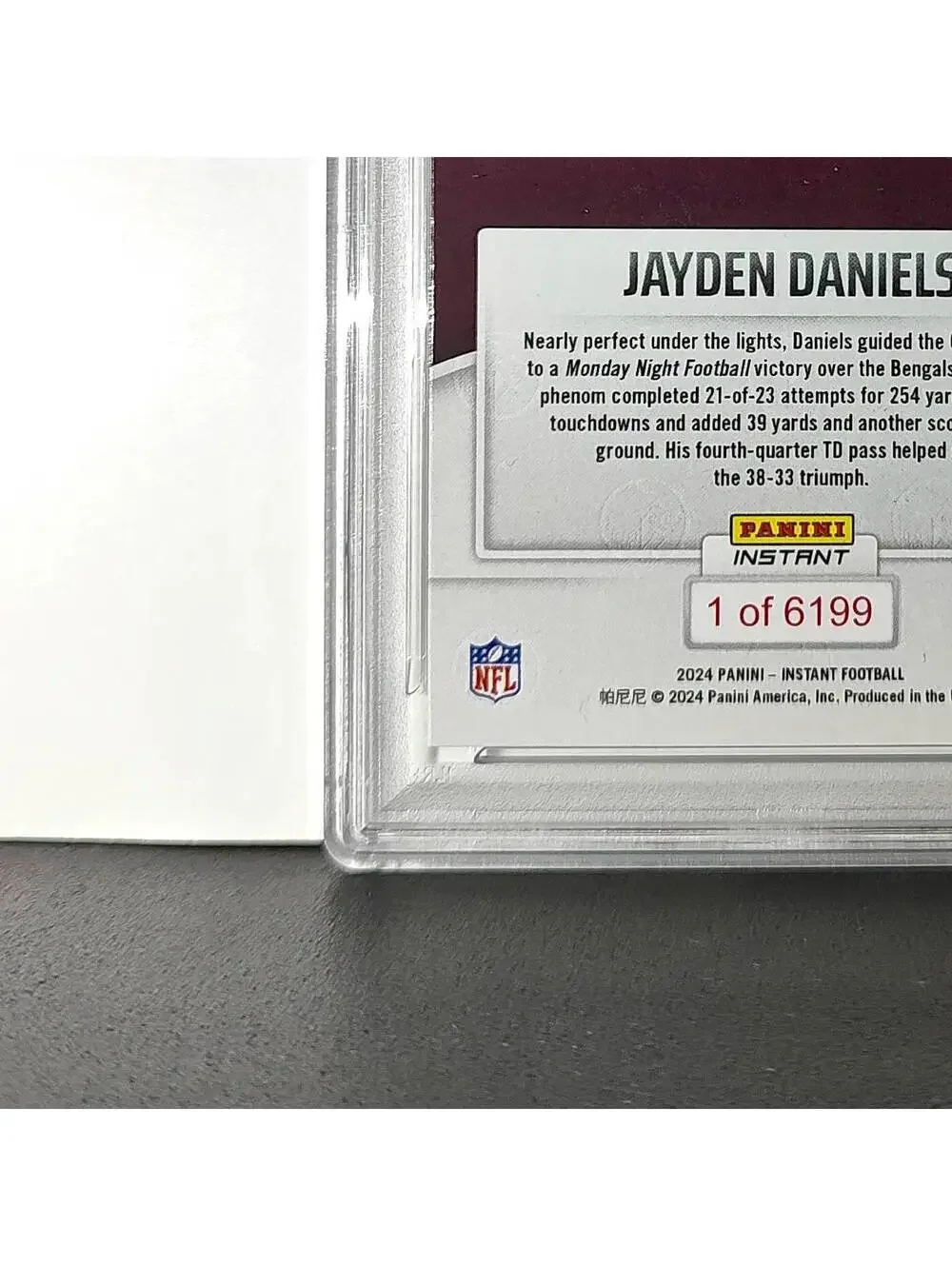 Jayden Daniels 2024 Panini Instant NFL Rookie #54 PSA 10 Gem Mint